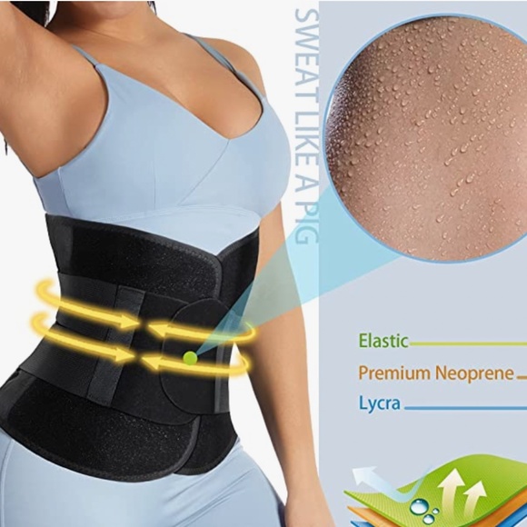 Neoprene Waist Trainer for Women Slimming Body Shaper Waist Trimmer Cincher Swea main image 7